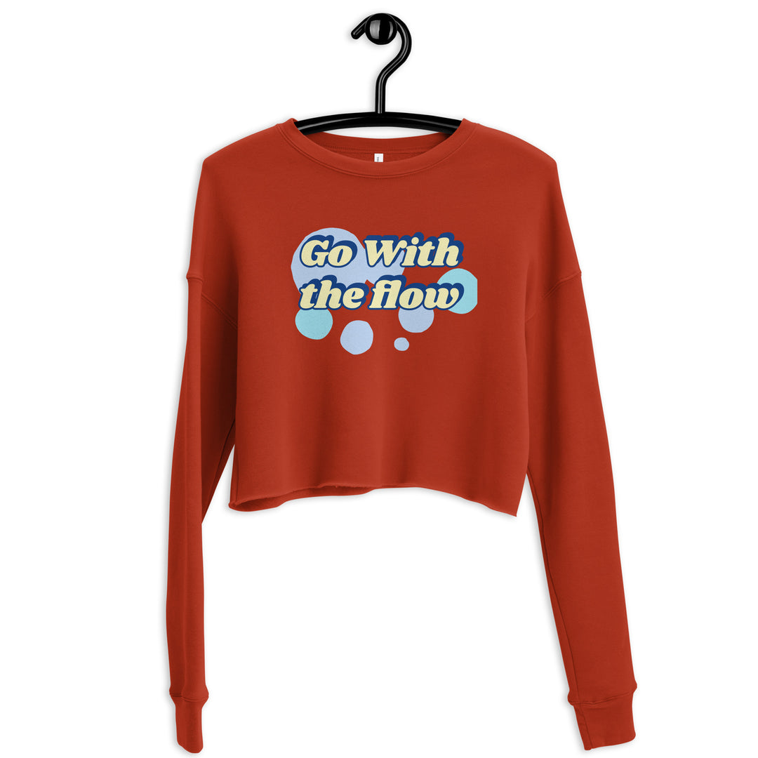 Go with the flow Crop Sweatshirt