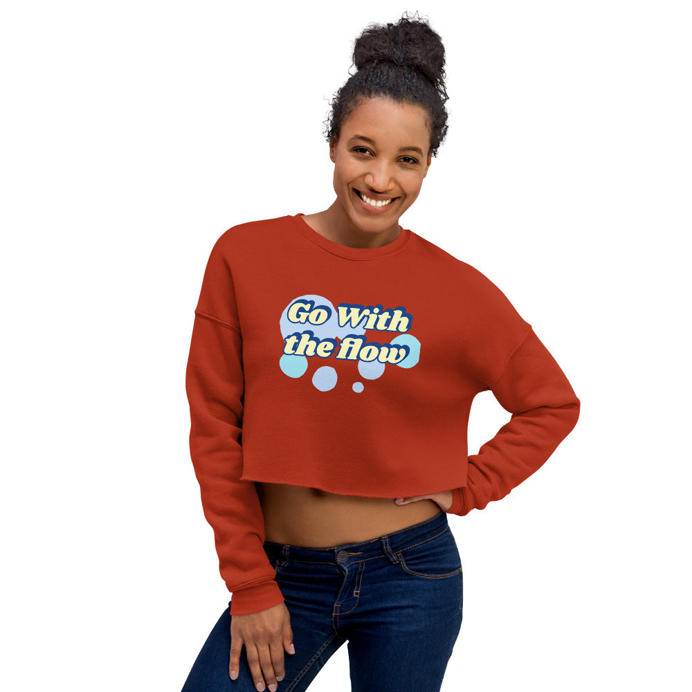 Go with the flow Crop Sweatshirt