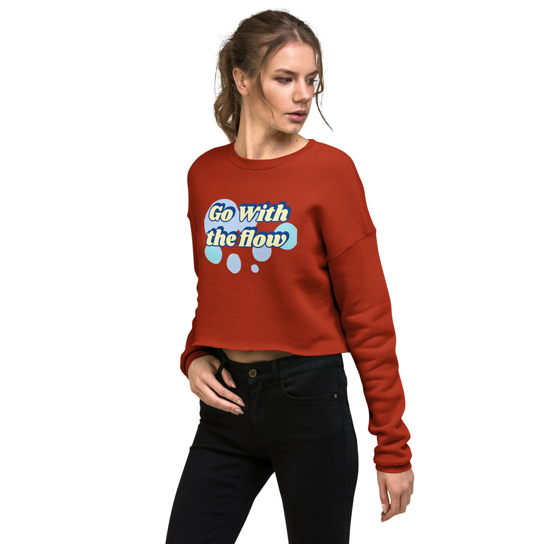 Go with the flow Crop Sweatshirt