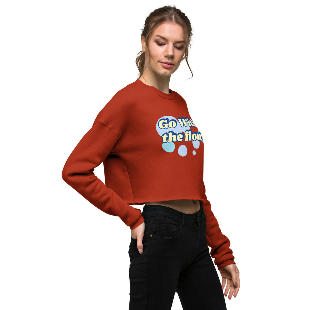 Go with the flow Crop Sweatshirt