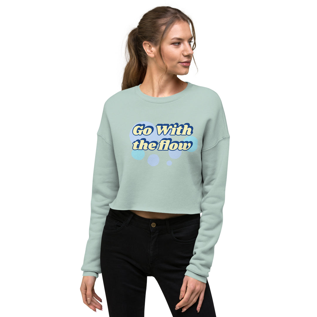 Go with the flow Crop Sweatshirt