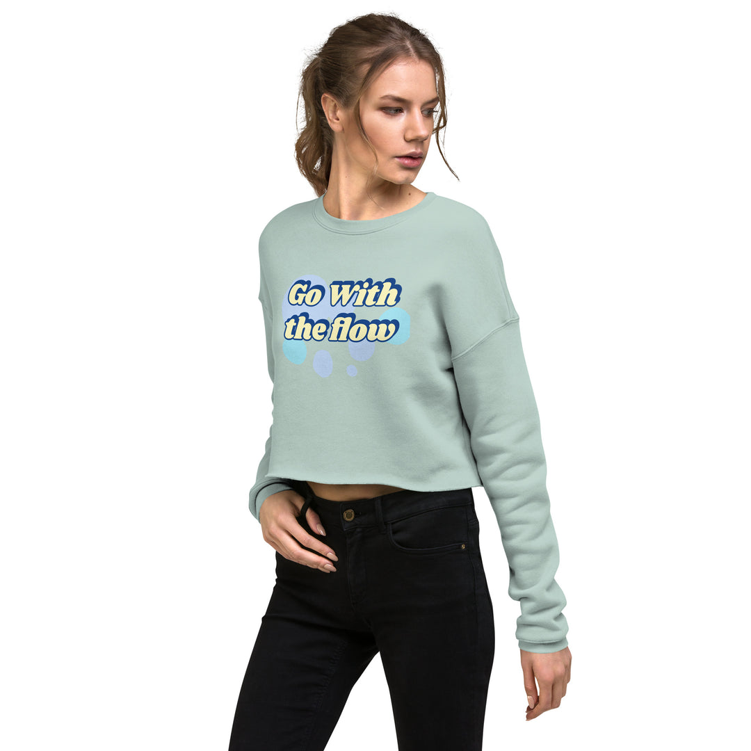 Go with the flow Crop Sweatshirt