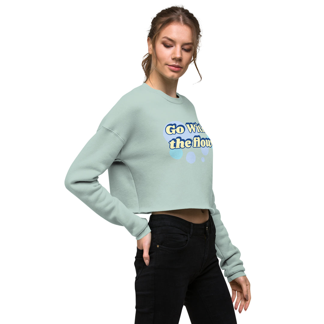 Go with the flow Crop Sweatshirt