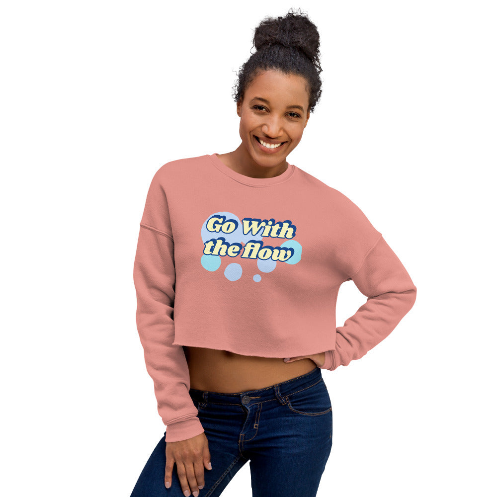 Go with the flow Crop Sweatshirt