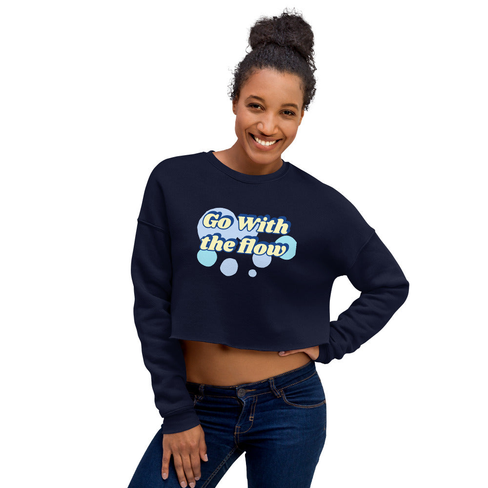 Go with the flow Crop Sweatshirt