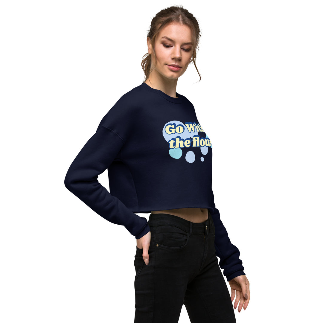 Go with the flow Crop Sweatshirt