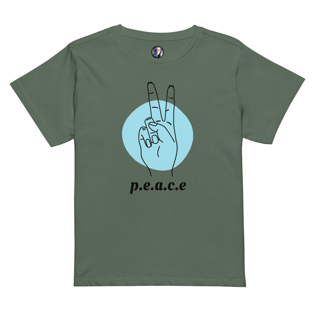 Peace Women’s high-waisted t-shirt