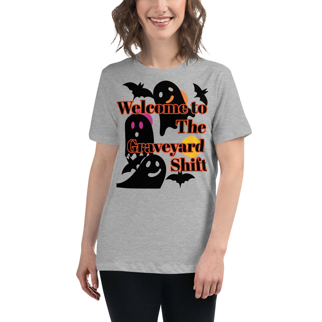 Welcome to the Graveyard Shift, Halloween, Women's Relaxed T-Shirt