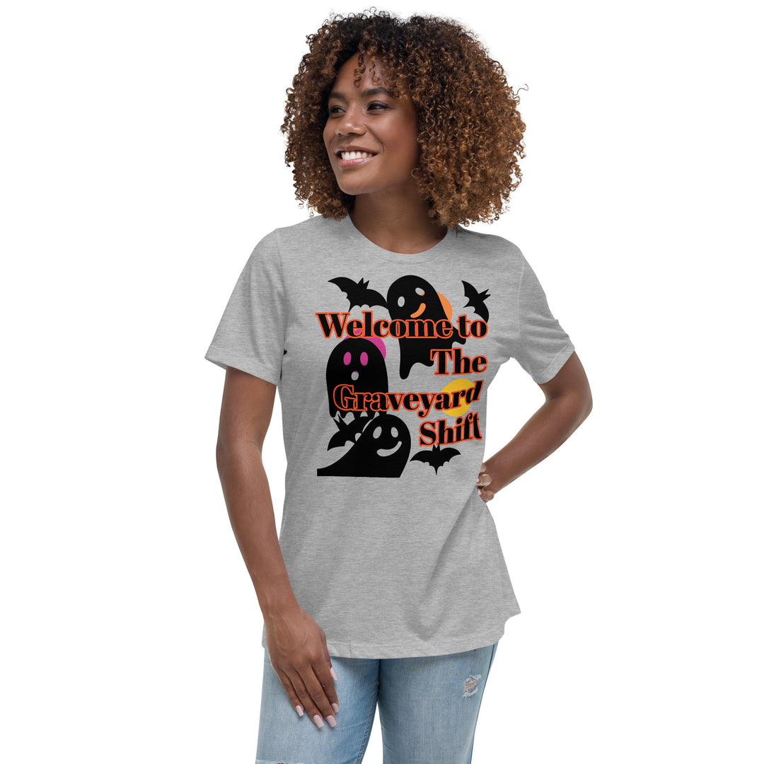 Welcome to the Graveyard Shift, Halloween, Women's Relaxed T-Shirt