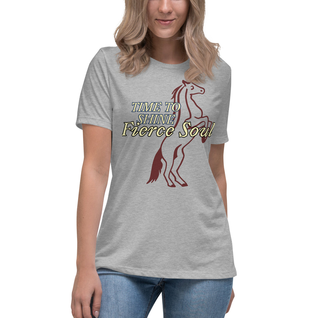 Fierce Soul  Shine Women's Relaxed T-Shirt