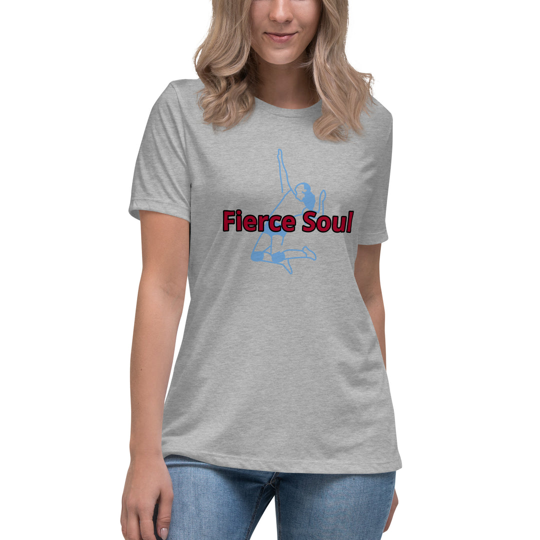 Volleyball Babe, Fierce Soul, Women's Relaxed T-Shirt