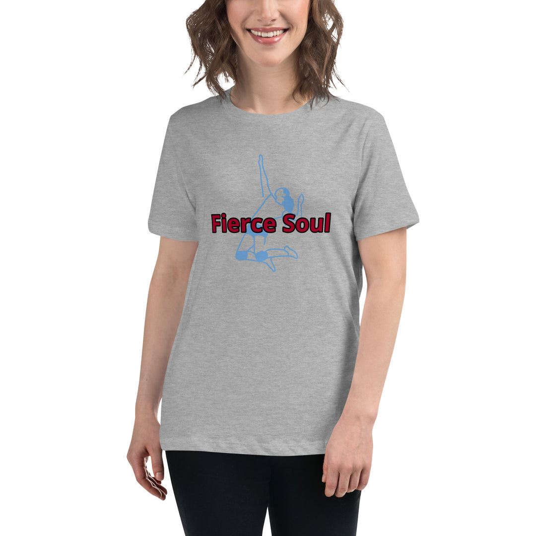 Volleyball Babe, Fierce Soul, Women's Relaxed T-Shirt