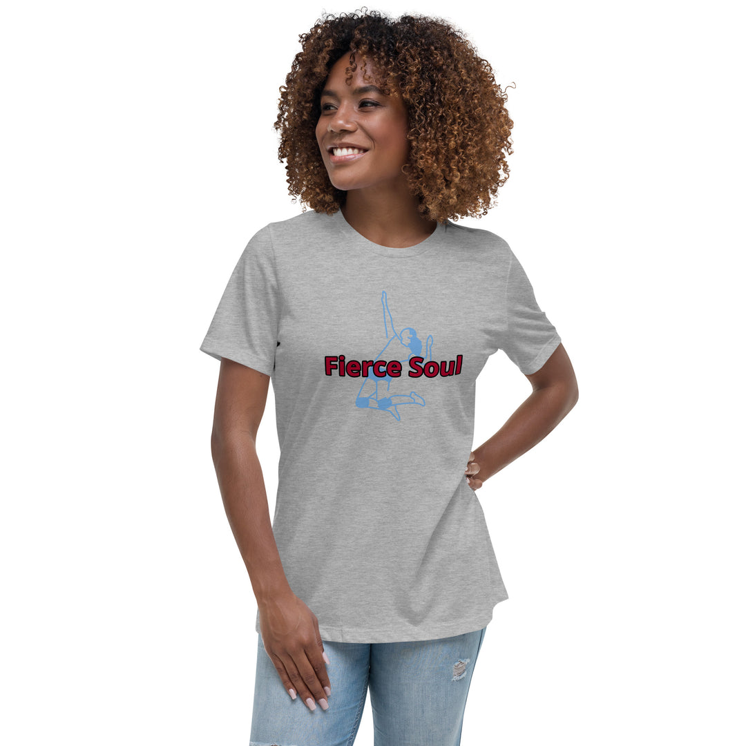 Volleyball Babe, Fierce Soul, Women's Relaxed T-Shirt