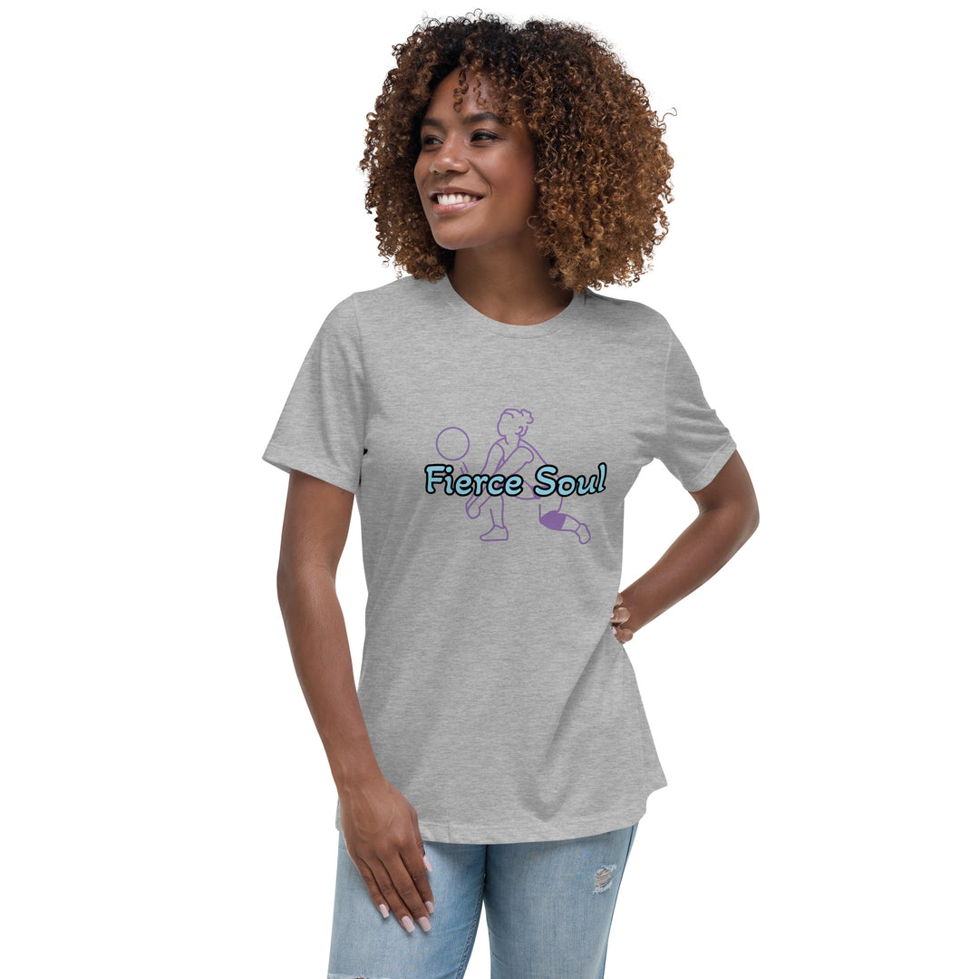 Volleyball Babe,  Fierce Soul Women's Relaxed T-Shirt