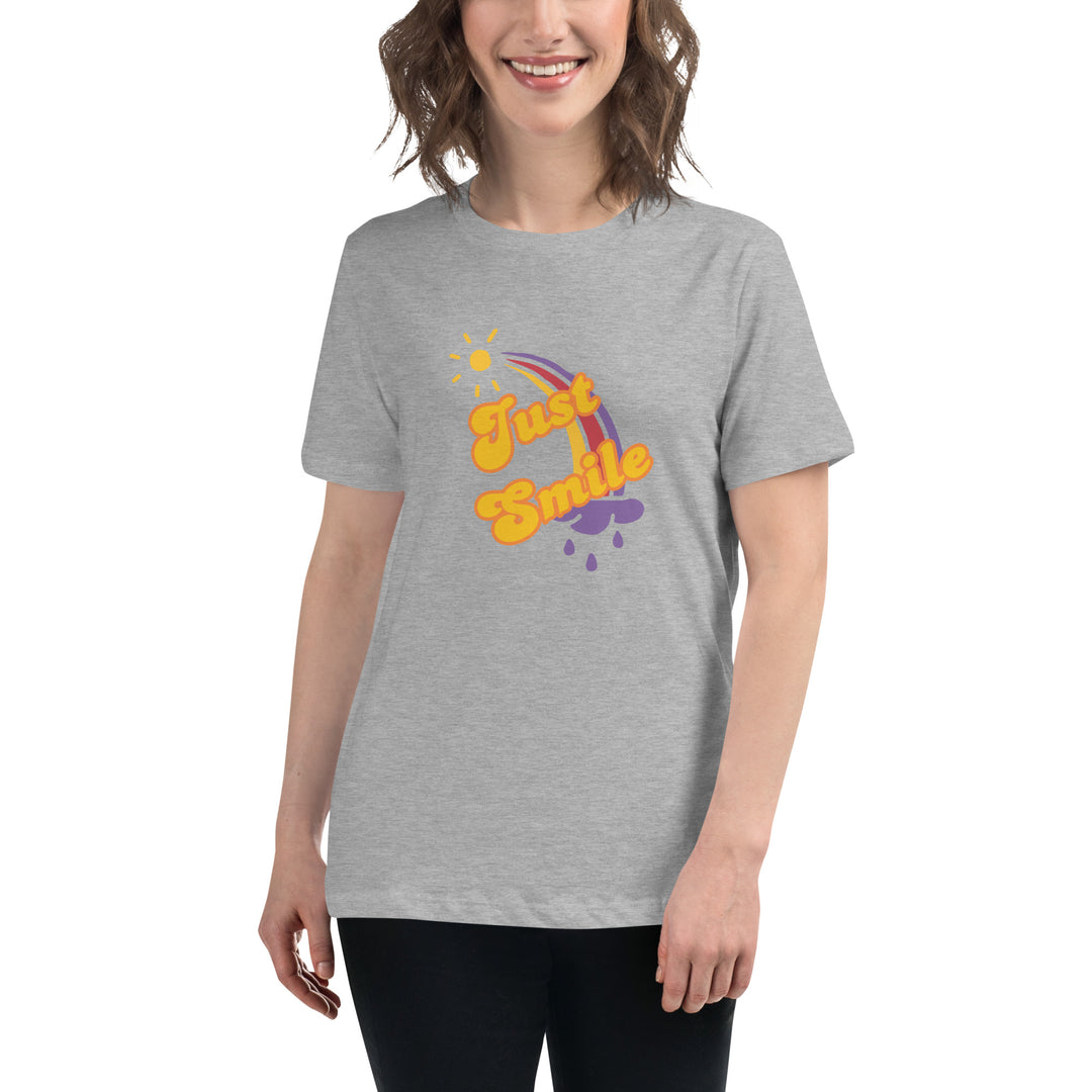 Just smile 70's style t-shirt Women's Relaxed T-Shirt