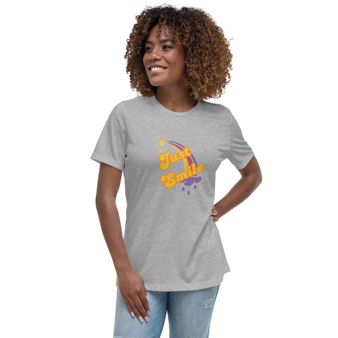Just smile 70's style t-shirt Women's Relaxed T-Shirt