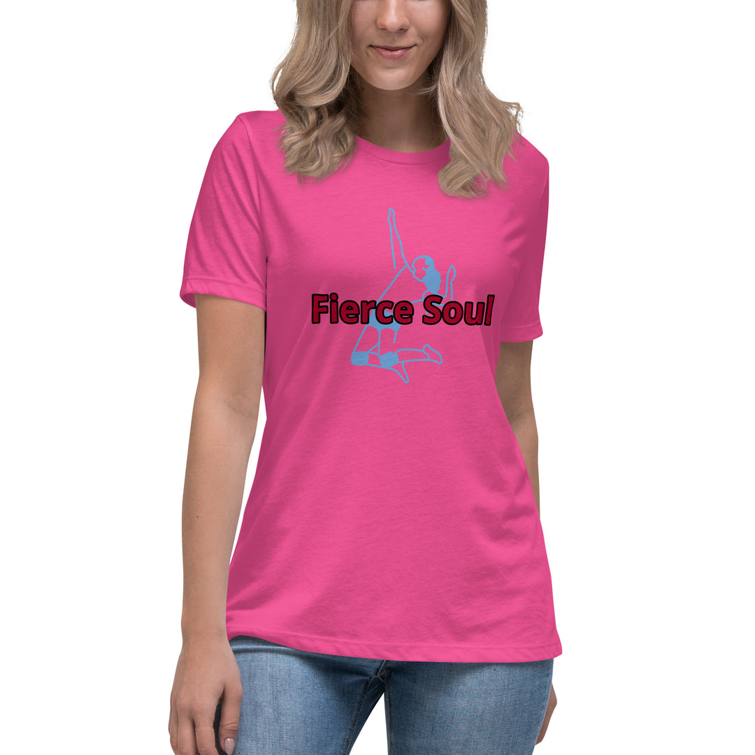Volleyball Babe, Fierce Soul, Women's Relaxed T-Shirt
