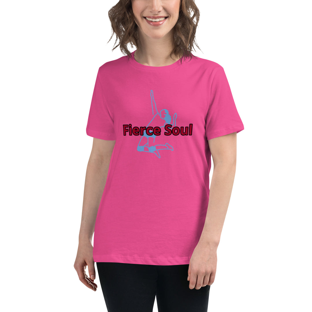 Volleyball Babe, Fierce Soul, Women's Relaxed T-Shirt
