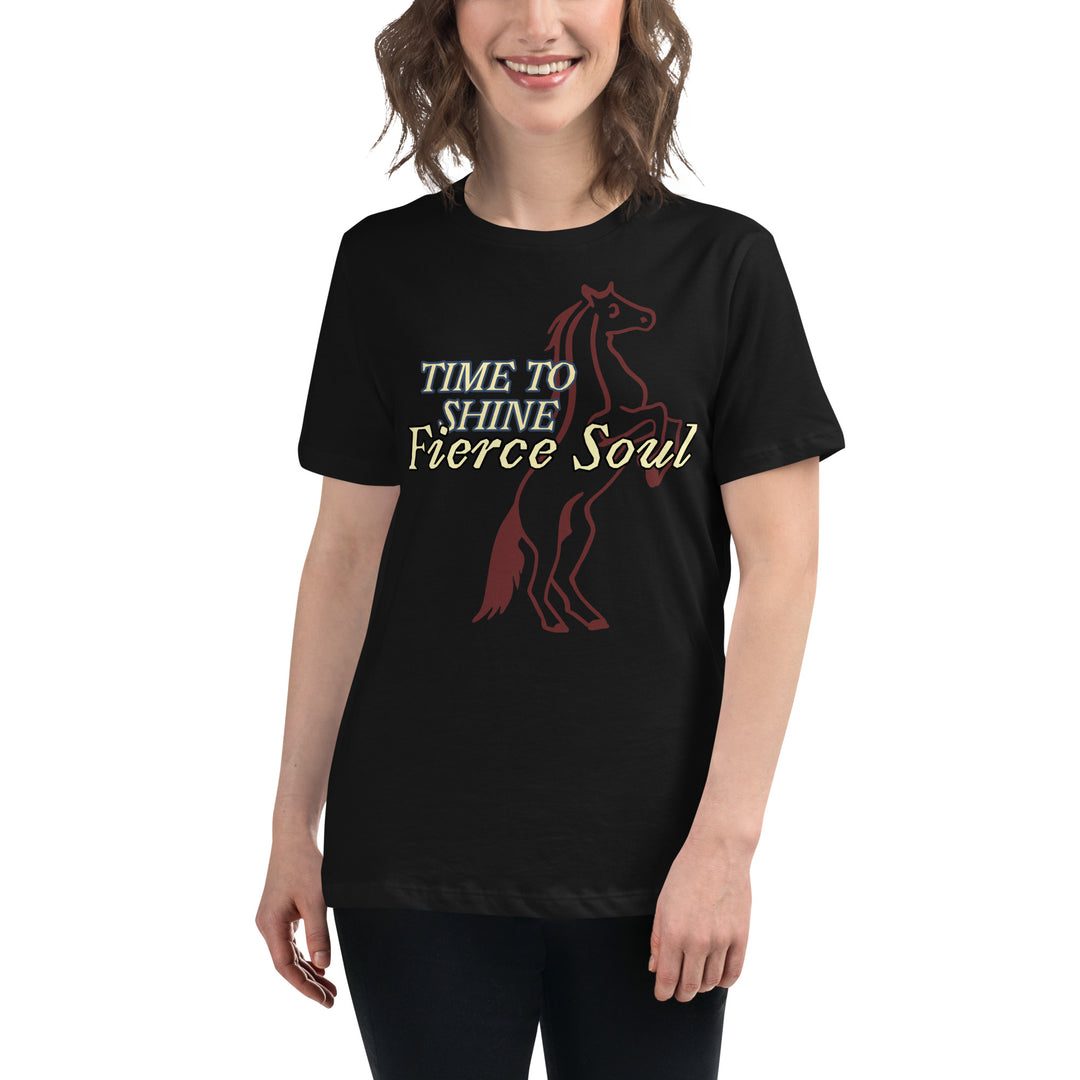 Fierce Soul  Shine Women's Relaxed T-Shirt