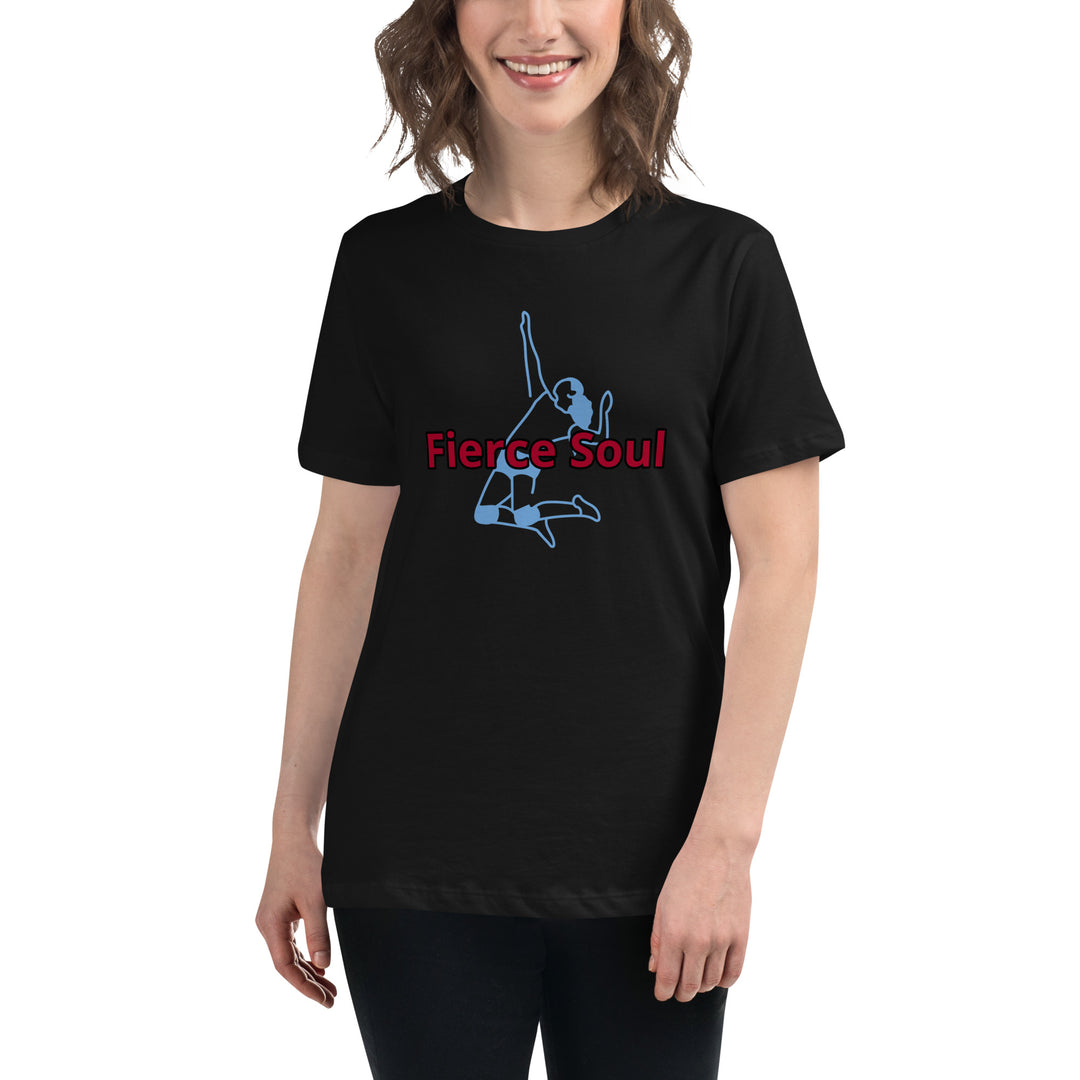 Volleyball Babe, Fierce Soul, Women's Relaxed T-Shirt