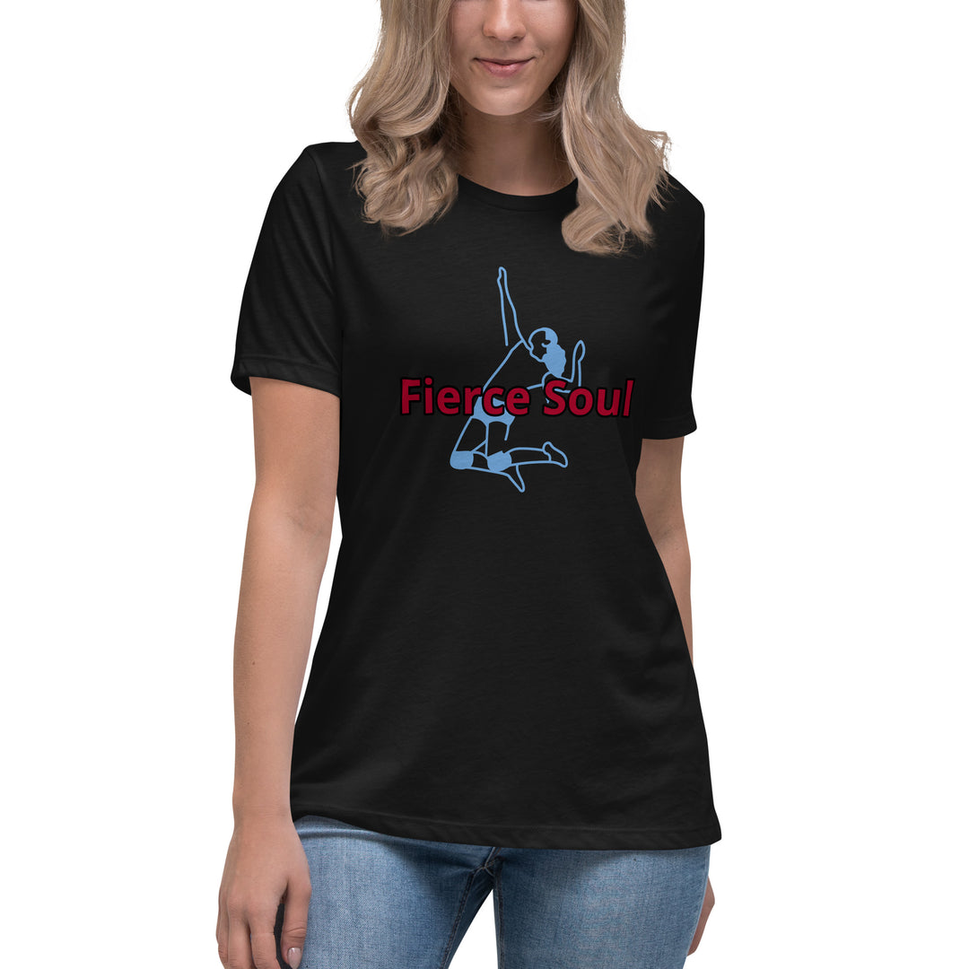 Volleyball Babe, Fierce Soul, Women's Relaxed T-Shirt