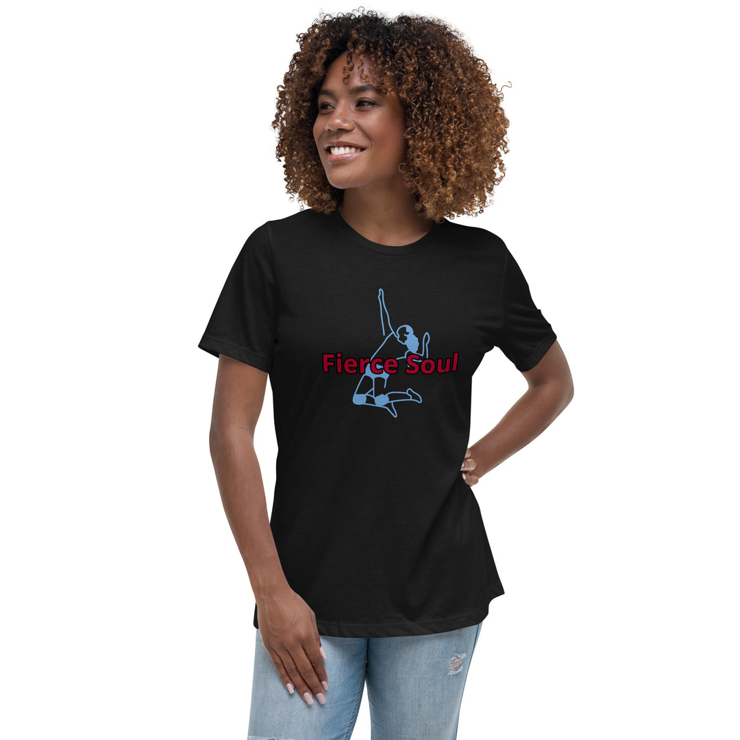 Volleyball Babe, Fierce Soul, Women's Relaxed T-Shirt