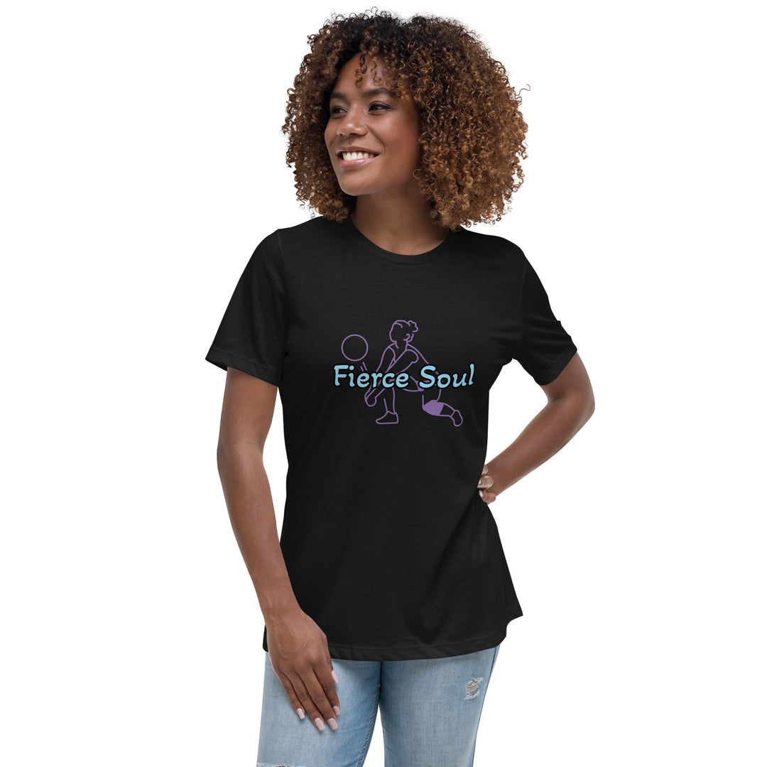 Volleyball Babe,  Fierce Soul Women's Relaxed T-Shirt
