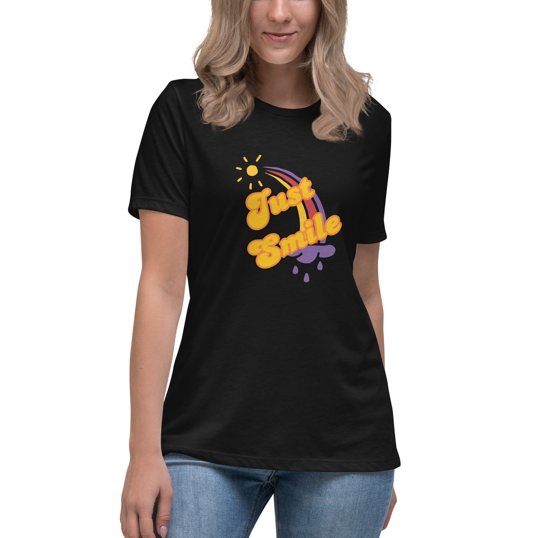 Just smile 70's style t-shirt Women's Relaxed T-Shirt
