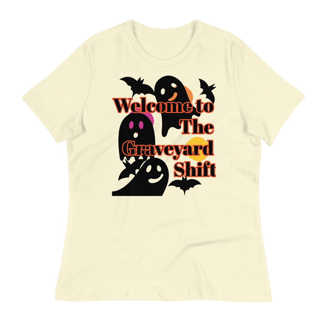 Welcome to the Graveyard Shift, Halloween, Women's Relaxed T-Shirt