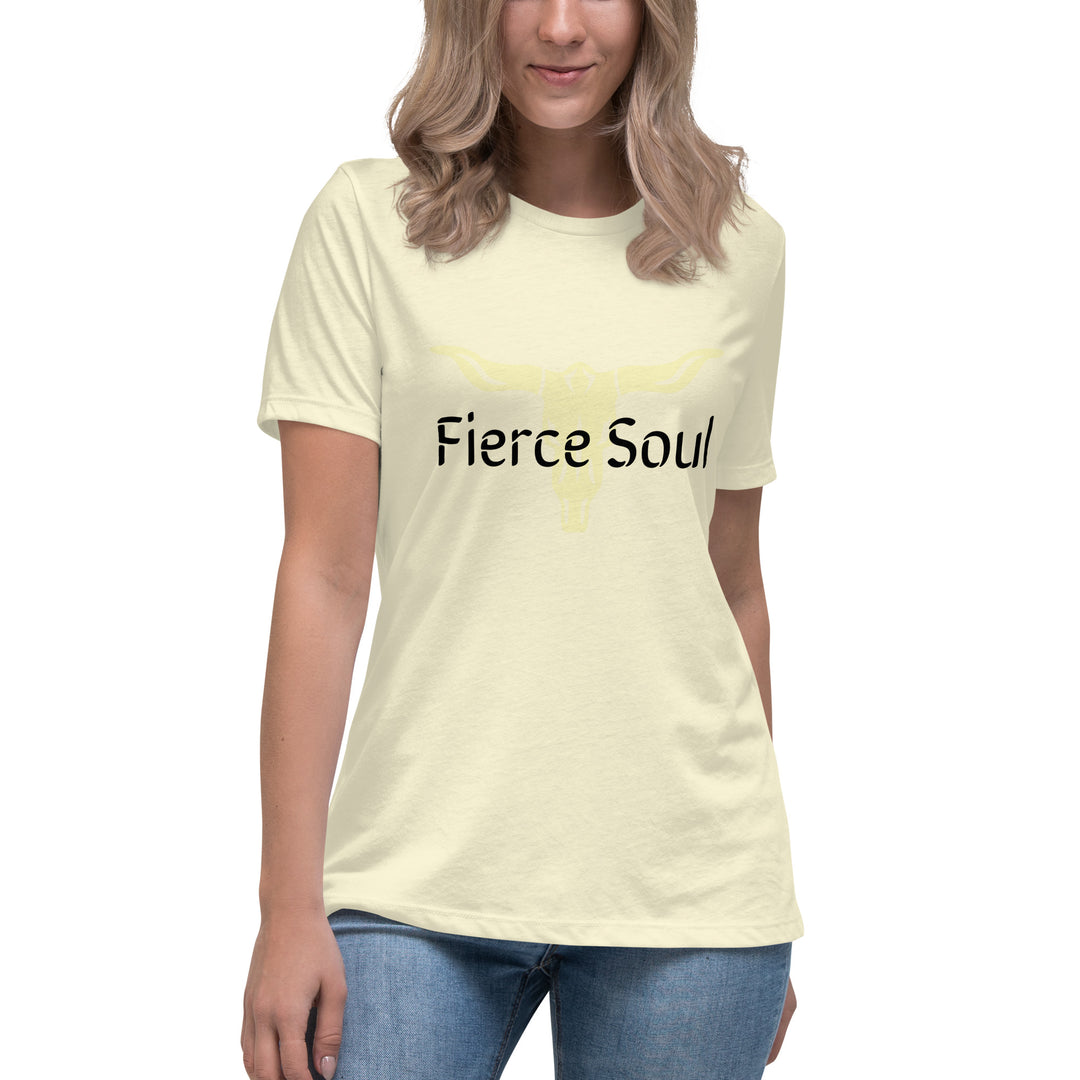 Fierce Soul, long horn Women's Relaxed T-Shirt