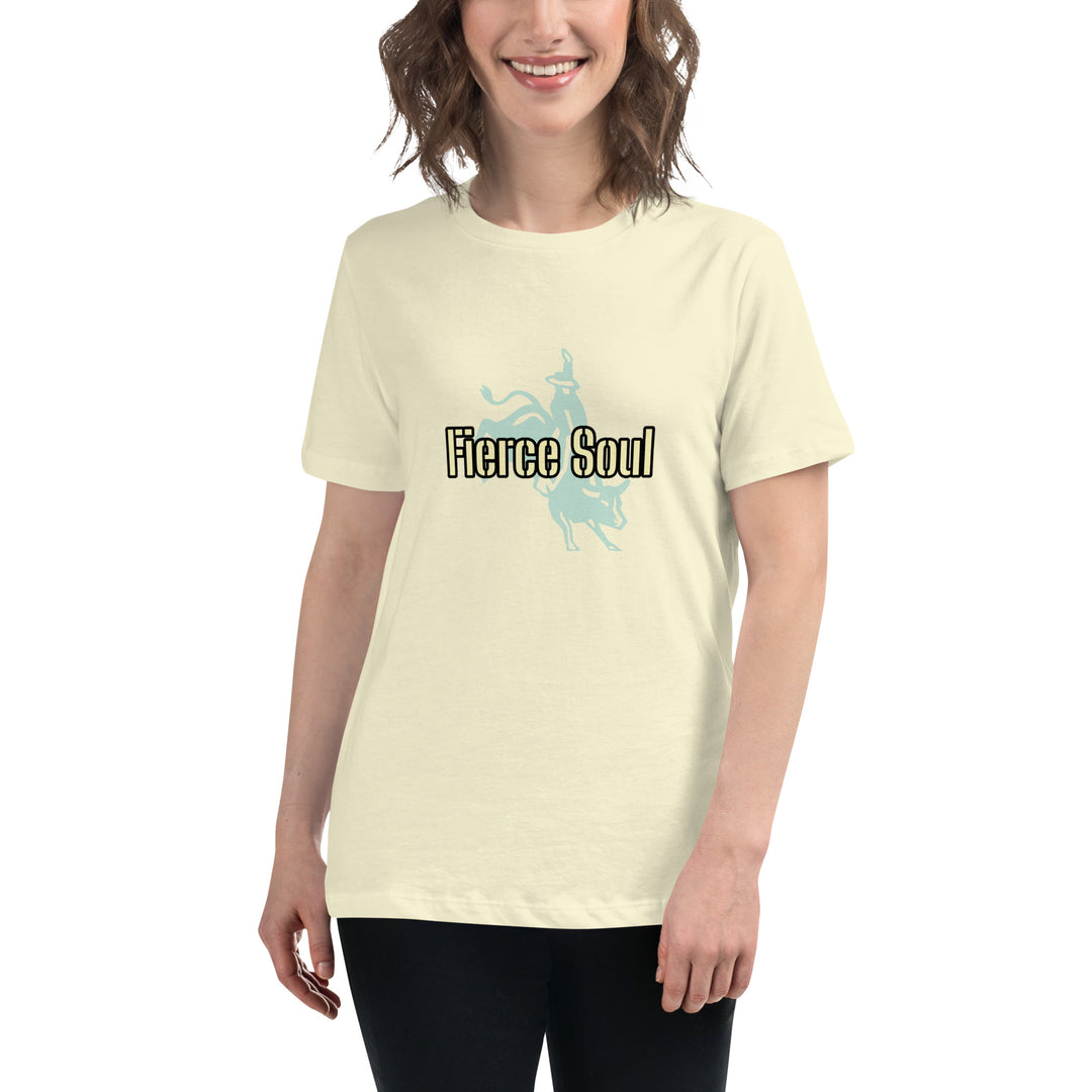 Fierce Soul, Bull Rider Women's Relaxed T-Shirt