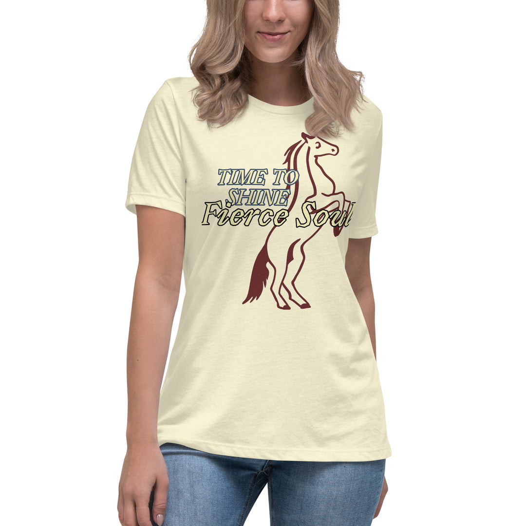 Fierce Soul  Shine Women's Relaxed T-Shirt