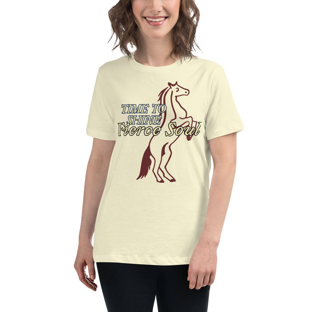 Fierce Soul  Shine Women's Relaxed T-Shirt