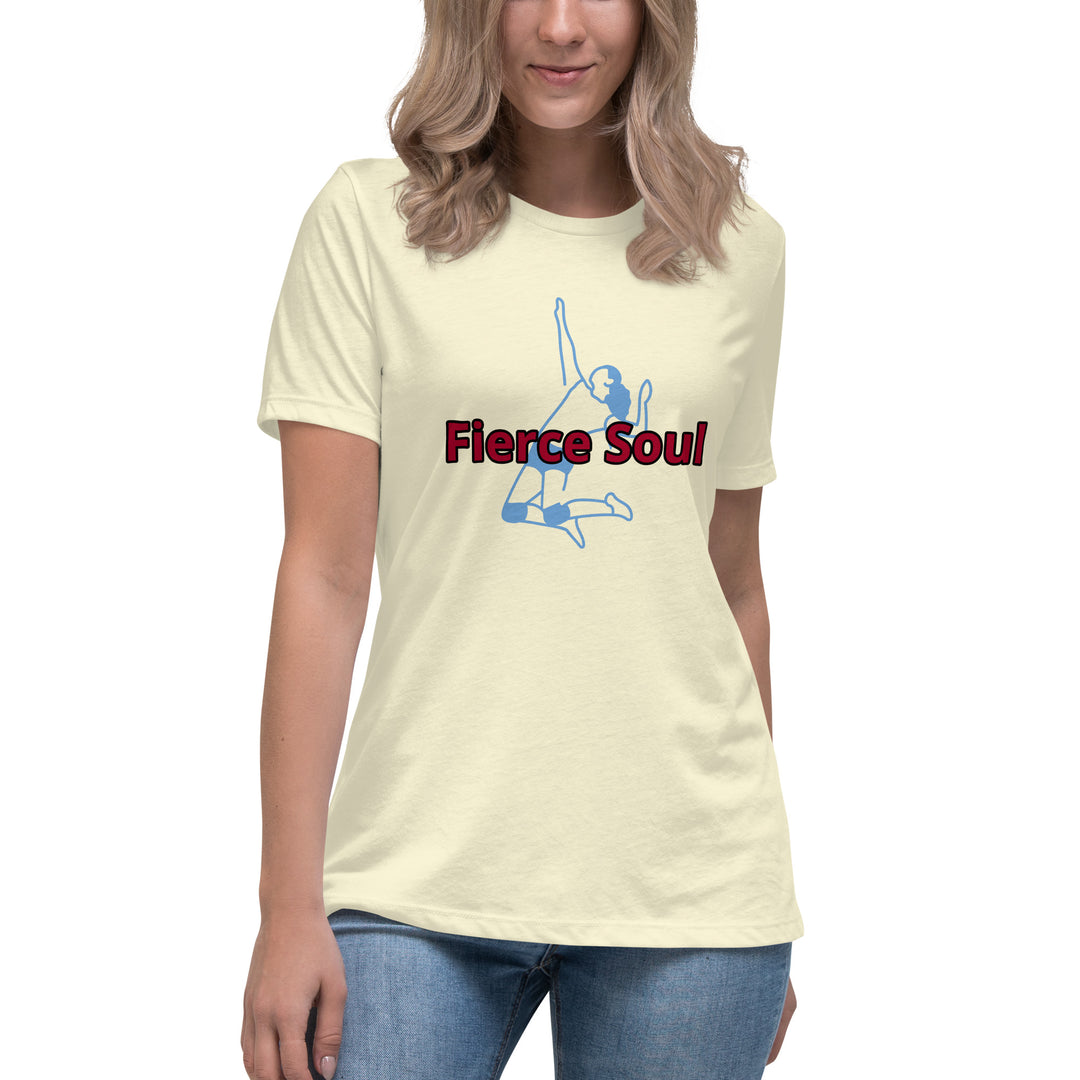 Volleyball Babe, Fierce Soul, Women's Relaxed T-Shirt