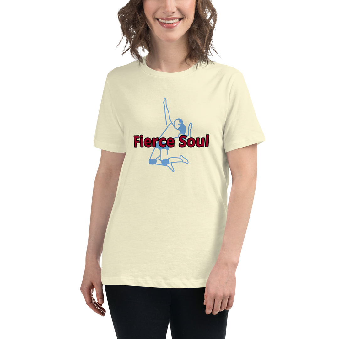 Volleyball Babe, Fierce Soul, Women's Relaxed T-Shirt