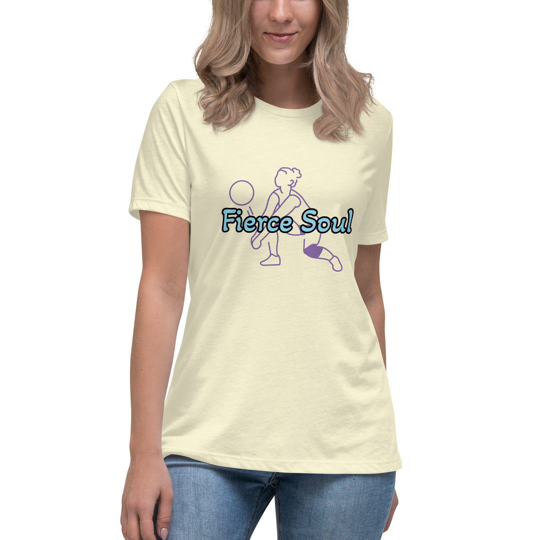 Volleyball Babe,  Fierce Soul Women's Relaxed T-Shirt