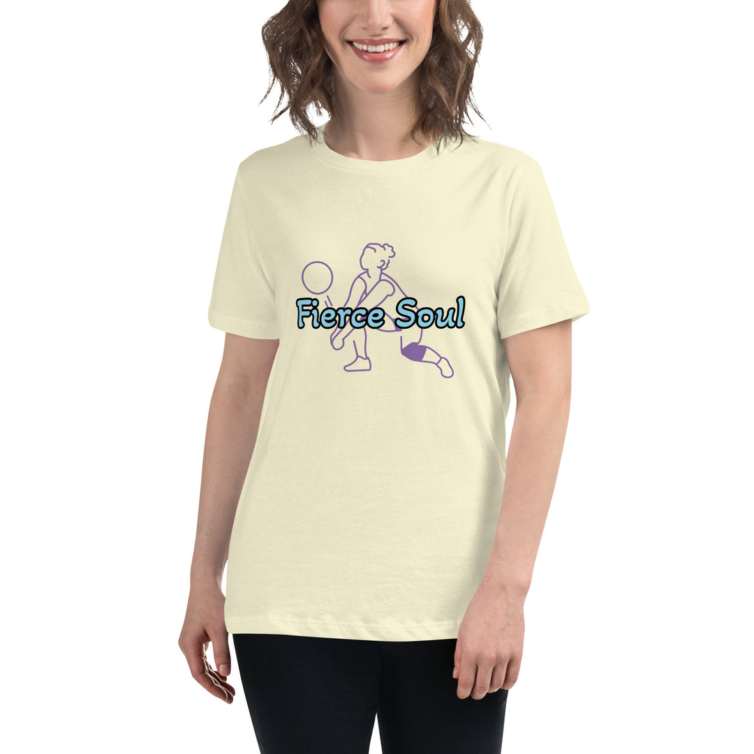Volleyball Babe,  Fierce Soul Women's Relaxed T-Shirt