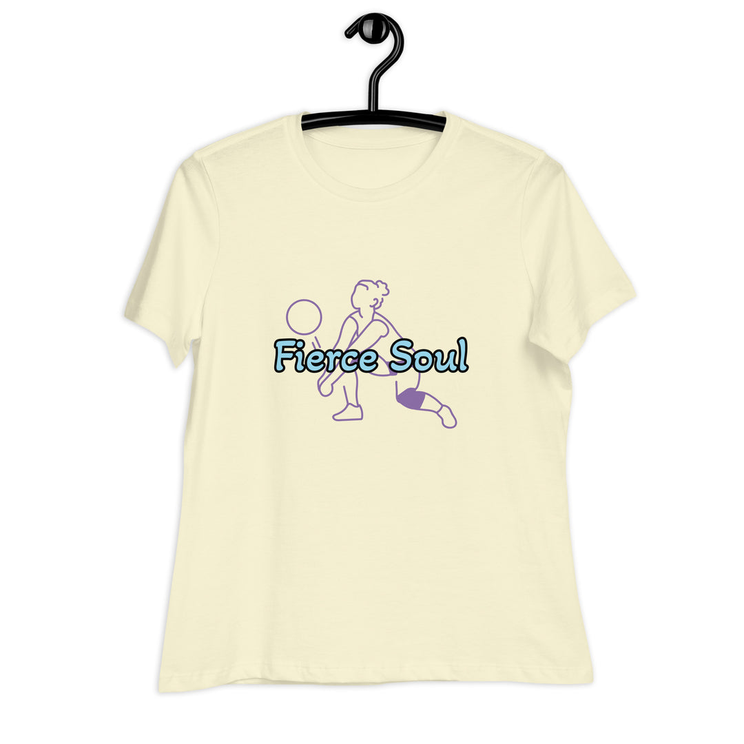 Volleyball Babe,  Fierce Soul Women's Relaxed T-Shirt