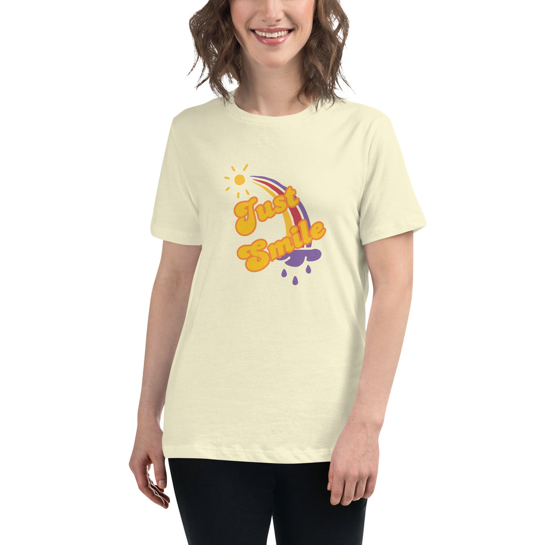Just smile 70's style t-shirt Women's Relaxed T-Shirt