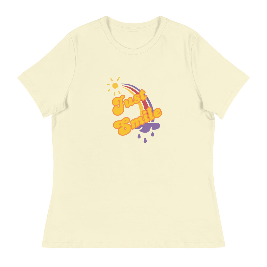 Just smile 70's style t-shirt Women's Relaxed T-Shirt