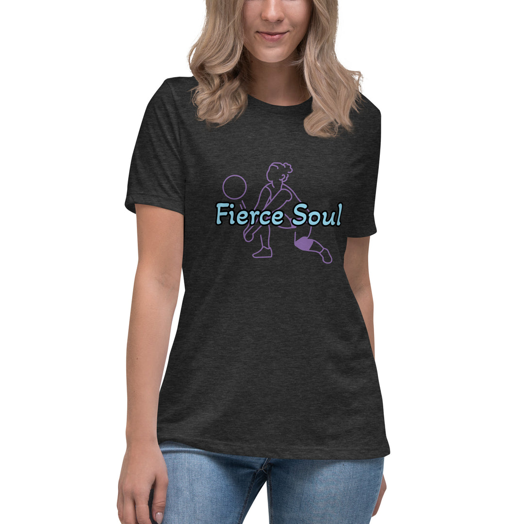 Volleyball Babe,  Fierce Soul Women's Relaxed T-Shirt