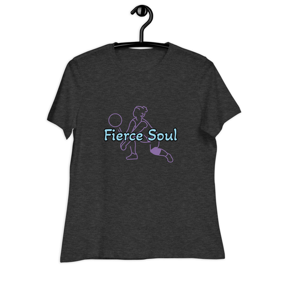 Volleyball Babe,  Fierce Soul Women's Relaxed T-Shirt