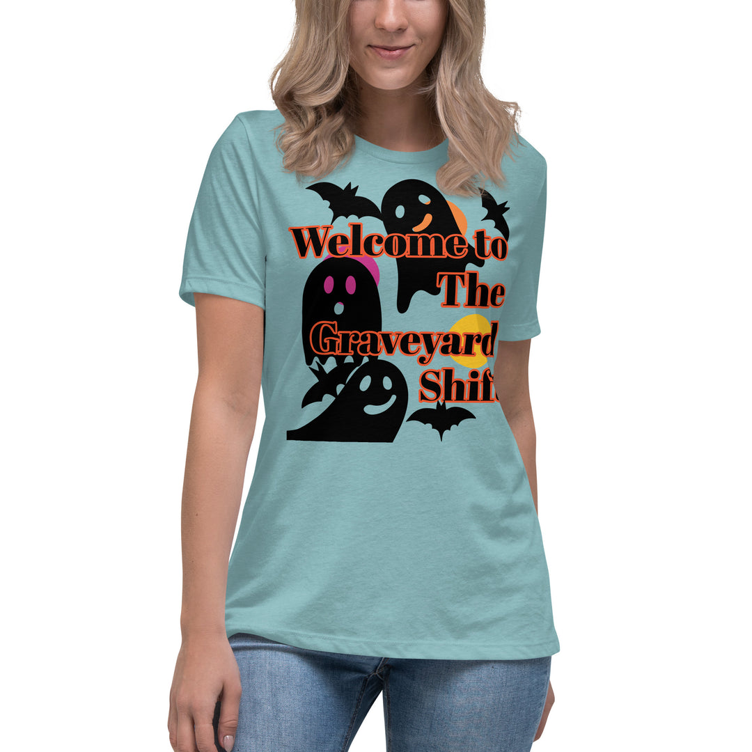 Welcome to the Graveyard Shift, Halloween, Women's Relaxed T-Shirt