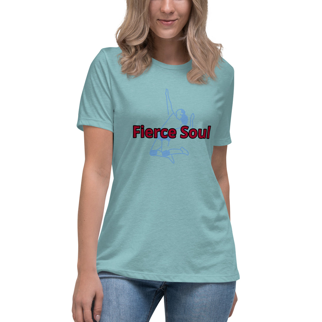 Volleyball Babe, Fierce Soul, Women's Relaxed T-Shirt