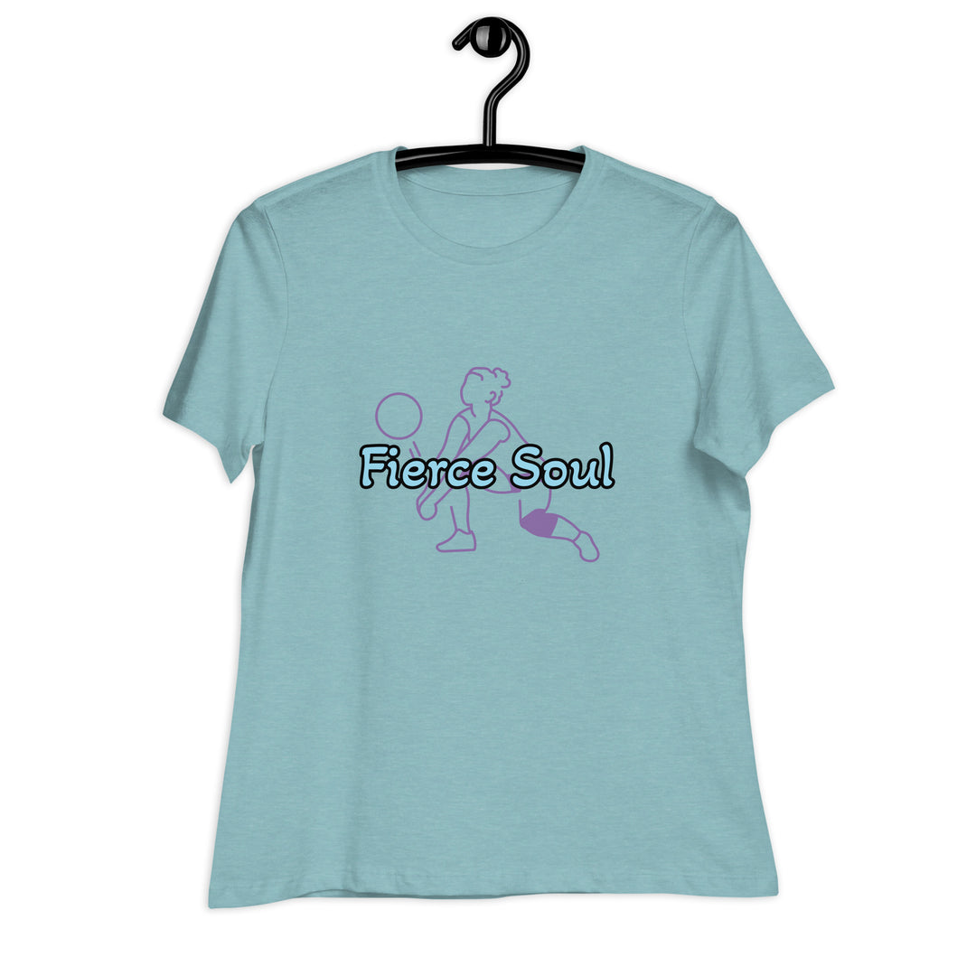 Volleyball Babe,  Fierce Soul Women's Relaxed T-Shirt