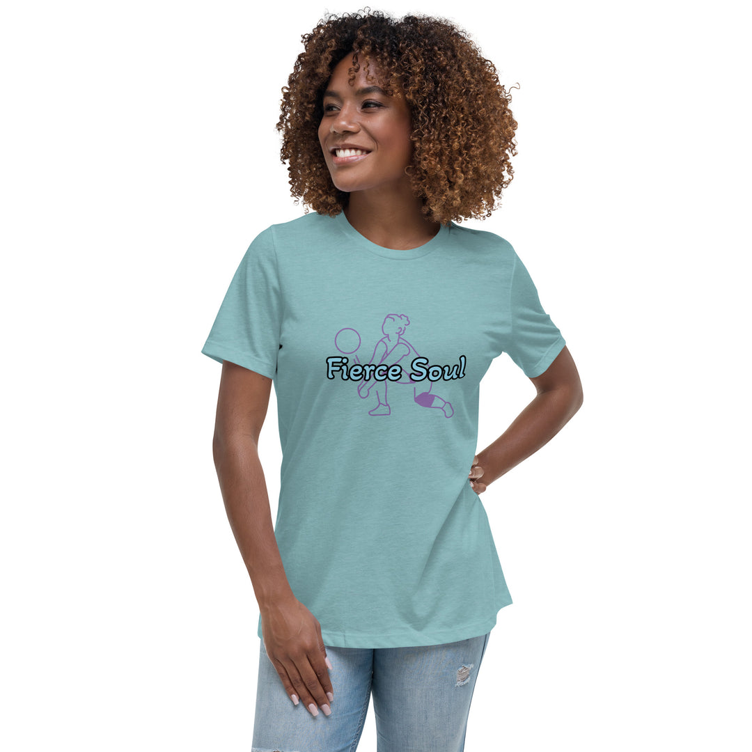 Volleyball Babe,  Fierce Soul Women's Relaxed T-Shirt