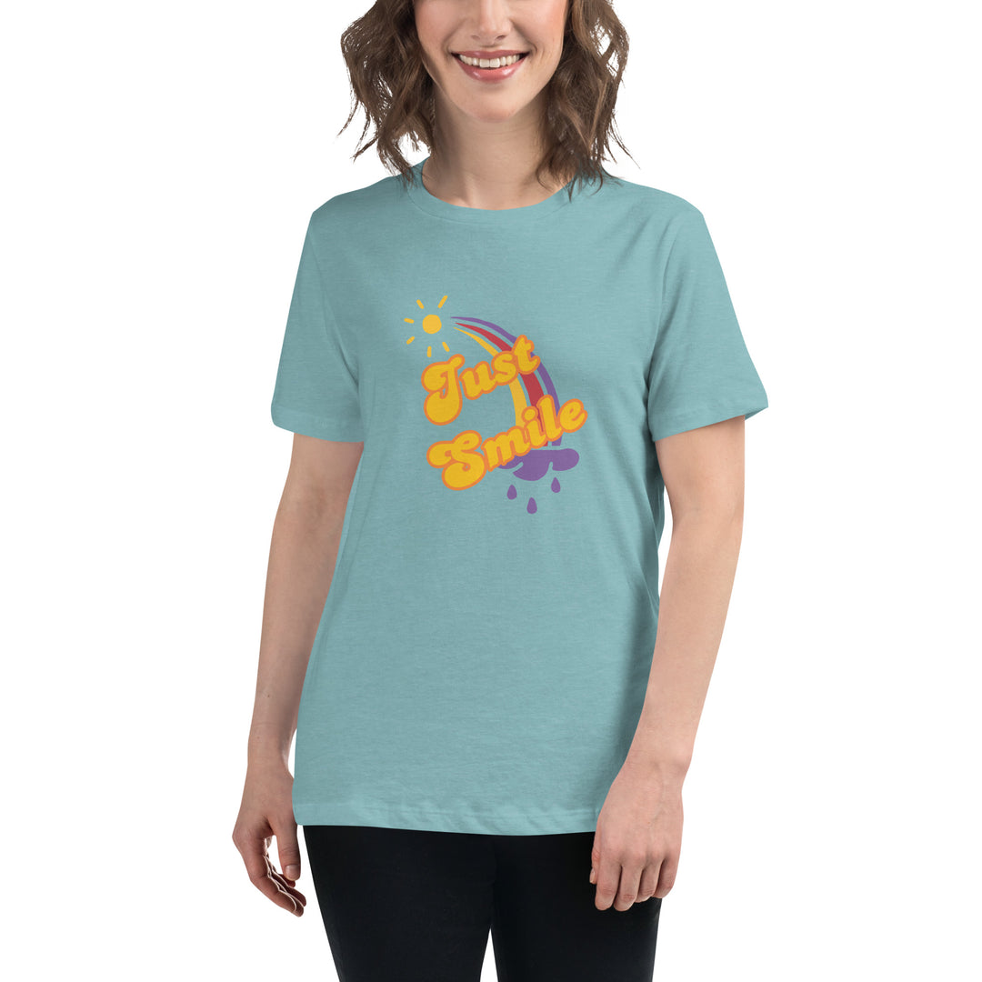 Just smile 70's style t-shirt Women's Relaxed T-Shirt