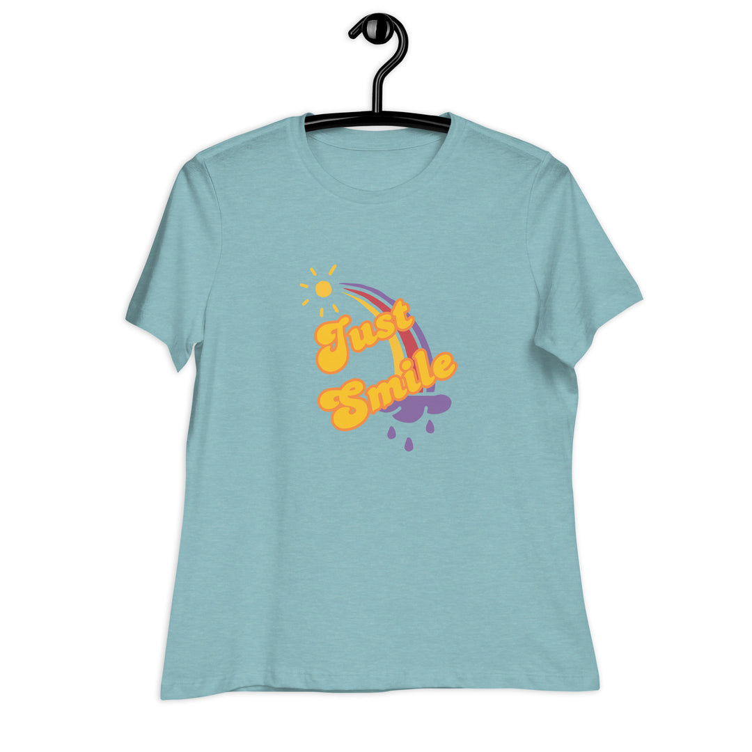 Just smile 70's style t-shirt Women's Relaxed T-Shirt