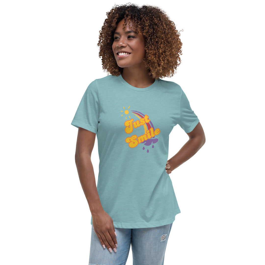 Just smile 70's style t-shirt Women's Relaxed T-Shirt