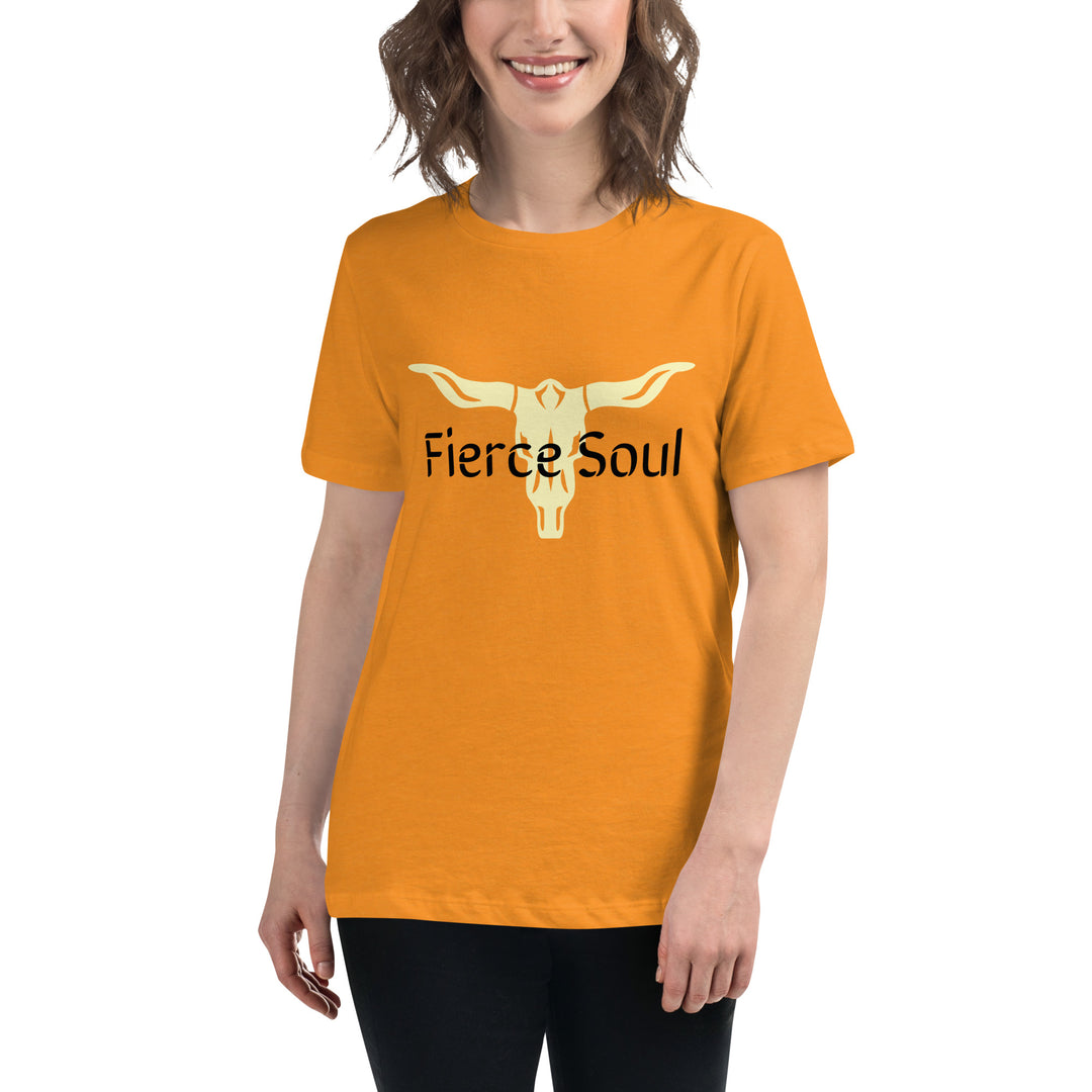 Fierce Soul, long horn Women's Relaxed T-Shirt